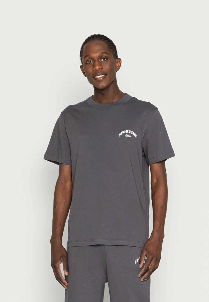 Jack & Jones JORTURBO TEE CREW NECK UNISEX - Print T-shirt - Asphalt 1 Jack & Jones JORTURBO TEE CREW NECK UNISEX - Print T-shirt - Asphalt