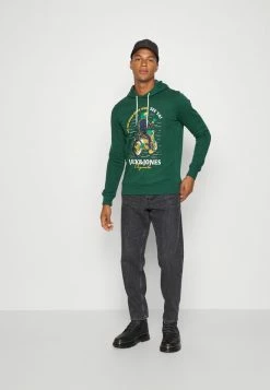 Alternative view of Jack & Jones JORHEADON HOOD - Sweatshirt - Trekking Green