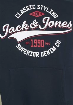 Jack & Jones JJELOGO HOOD - Hoodie - Navy Blazer -Jack & Jones Shop fcd828b1d3714ef7a4a5ee79bbfc38d9