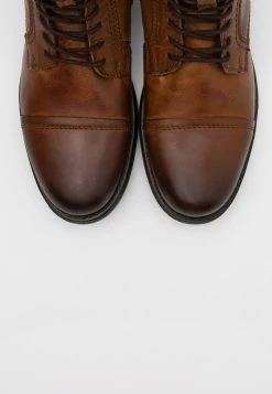 Jack & Jones JFWRUSSEL WARM - Lace-up Ankle Boots - Cognac 9 Jack & Jones JFWRUSSEL WARM - Lace-up Ankle Boots - Cognac -Jack & Jones Shop fceb676df263405dad81191e4790267b