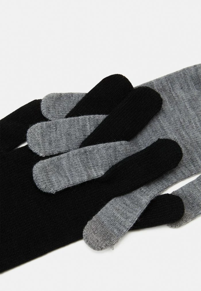 Jack & Jones JACHENRY GLOVES 2 PACK - Gloves - Black/grey Melange 3 Jack & Jones JACHENRY GLOVES 2 PACK - Gloves - Black/grey Melange - Image 3