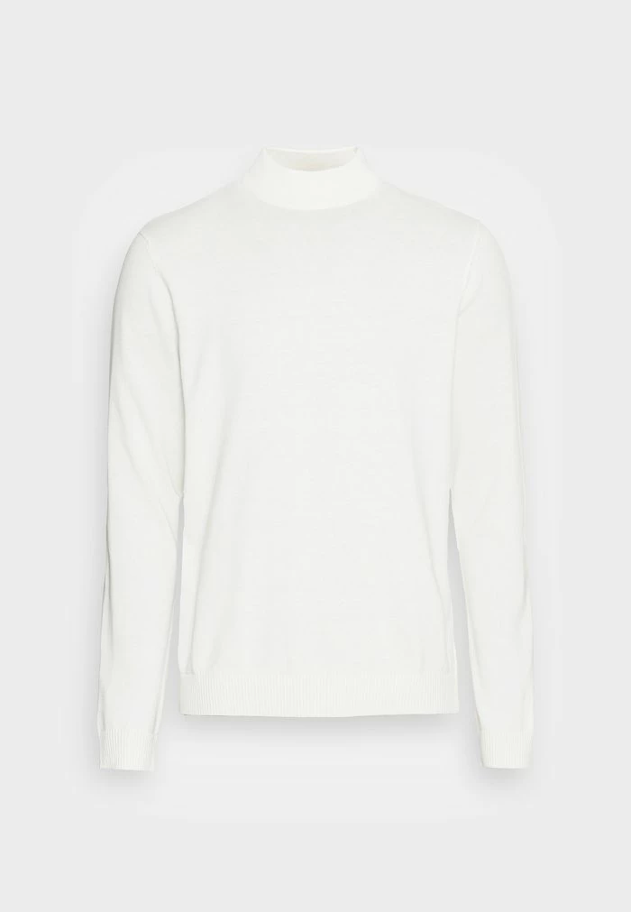 Jack & Jones EBASIC MOCK NECK - Jumper - Cloud Dancer 4 Jack & Jones EBASIC MOCK NECK - Jumper - Cloud Dancer - Image 4