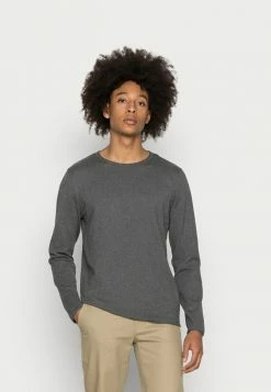 Jack & Jones JJEMAX CREW NECK - Jumper - Dark Grey