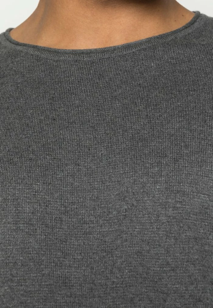 Jack & Jones JJEMAX CREW NECK - Jumper - Dark Grey 5 Jack & Jones JJEMAX CREW NECK - Jumper - Dark Grey - Image 5