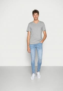 Alternative view of Jack & Jones JJEPLAIN - Basic T-shirt - Light Grey Melange