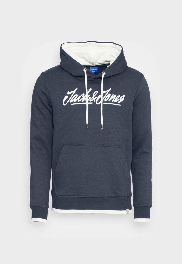 Jack & Jones LEGEND SWEAT HOOD - Hoodie - Navy Blazer 4 Jack & Jones LEGEND SWEAT HOOD - Hoodie - Navy Blazer - Image 4