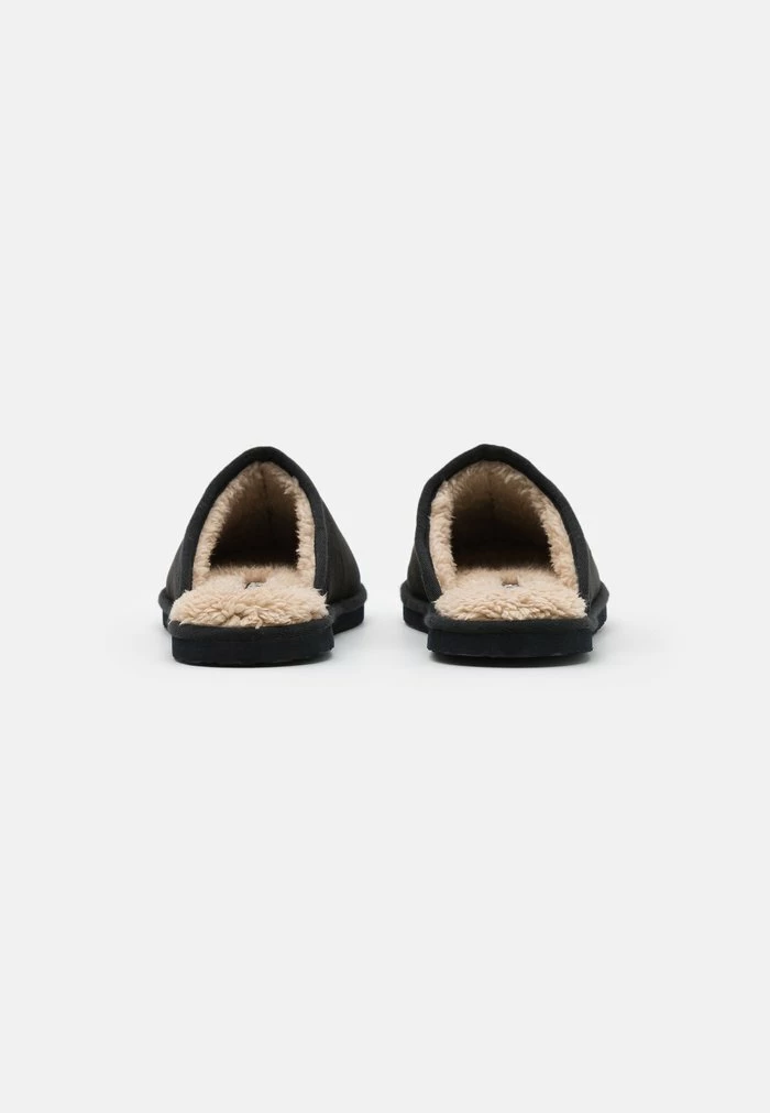 Jack & Jones JFWDUDELY - Slippers - Black/beige 3 Jack & Jones JFWDUDELY - Slippers - Black/beige - Image 3