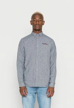 Jack & Jones JCOBERG - Shirt - Navy Blazer Melange
