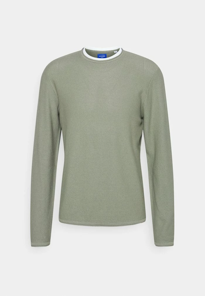 Jack & Jones JORTWINN CREW NECK - Jumper - Oil Green 1 Jack & Jones JORTWINN CREW NECK - Jumper - Oil Green