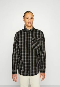Jack & Jones JCODESERT HERRINGBONE - Shirt - Black