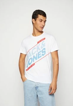Jack & Jones JJFORMATION TEE CREW NECK - Print T-shirt - White