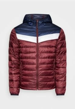Jack & Jones JJMICK PUFFER HOOD - Light Jacket - Port Royale -Jack & Jones Shop ff82c29e398049e6afb2f725fcbba076