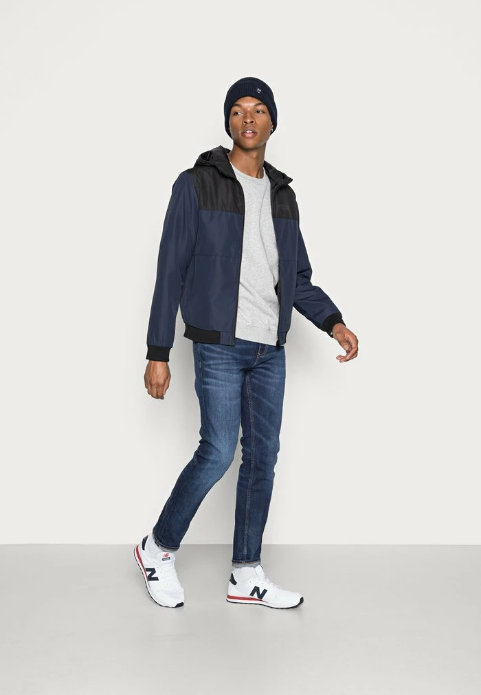 Jack & Jones HOOD NOOS - Summer Jacket - Navy Blazer 2 Jack & Jones HOOD NOOS - Summer Jacket - Navy Blazer - Image 2
