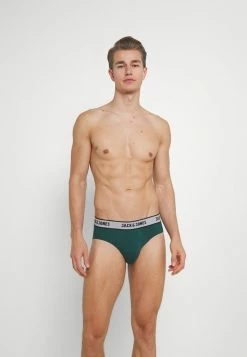 Jack & Jones JACSOLID BRIEFS 5 PACK - Briefs - Port Royale/sea Moss/navy Blazer