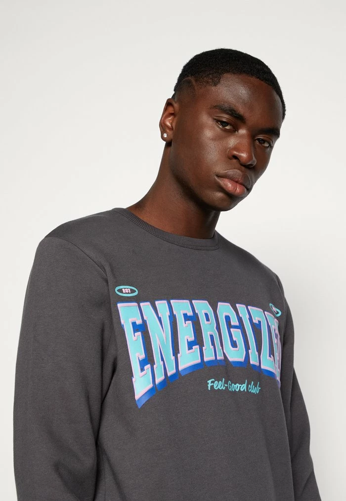 Jack & Jones JOROPTIMIST CREW NECK UNISEX - Sweatshirt - Asphalt 4 Jack & Jones JOROPTIMIST CREW NECK UNISEX - Sweatshirt - Asphalt - Image 4